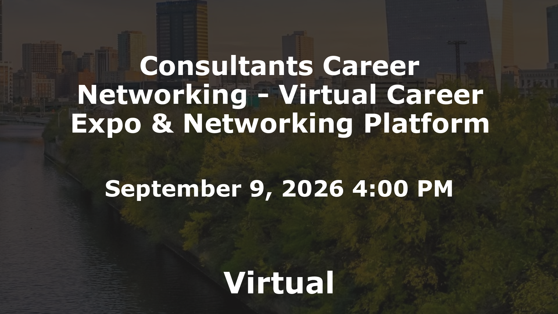 Consultants Career Networking - Virtual Career Expo & Networking Platform event image